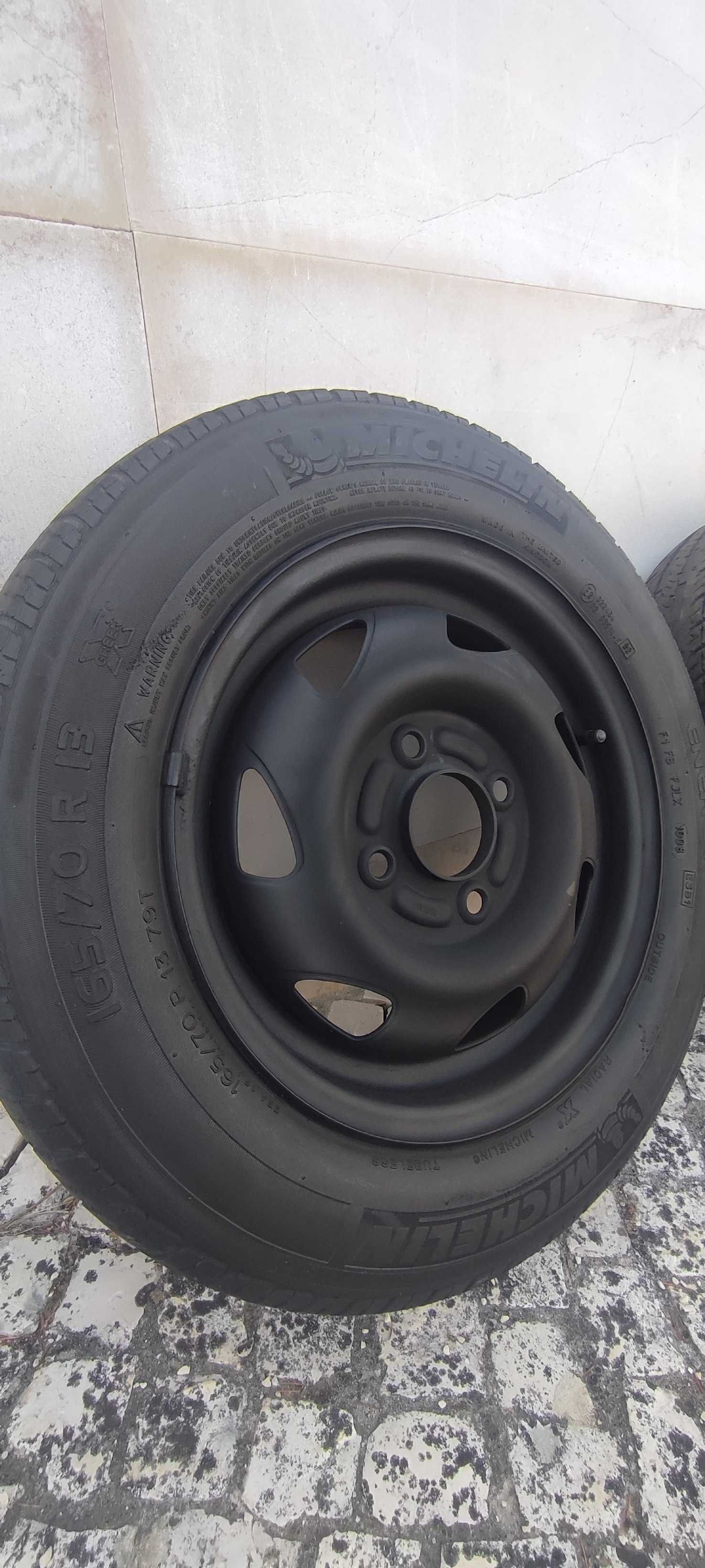 Jantes 13'' + 4 Pneus: PROMOÇÃO!