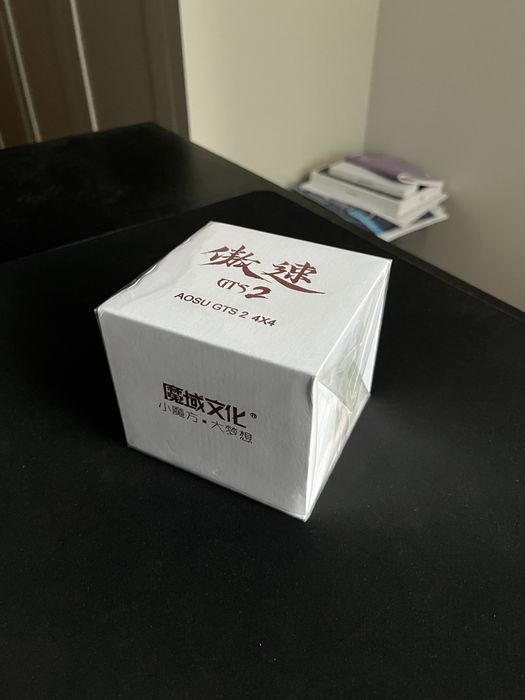 Legendarna kostka MoYu AoSu GTS2 4×4 czarny plastik, nowa, zafoliowana