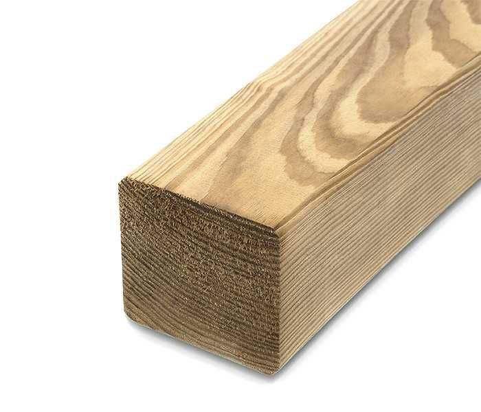 Krawędziak konstrukcyjny, kantówka, słupek, belka 90 x 90 x 3000 mm