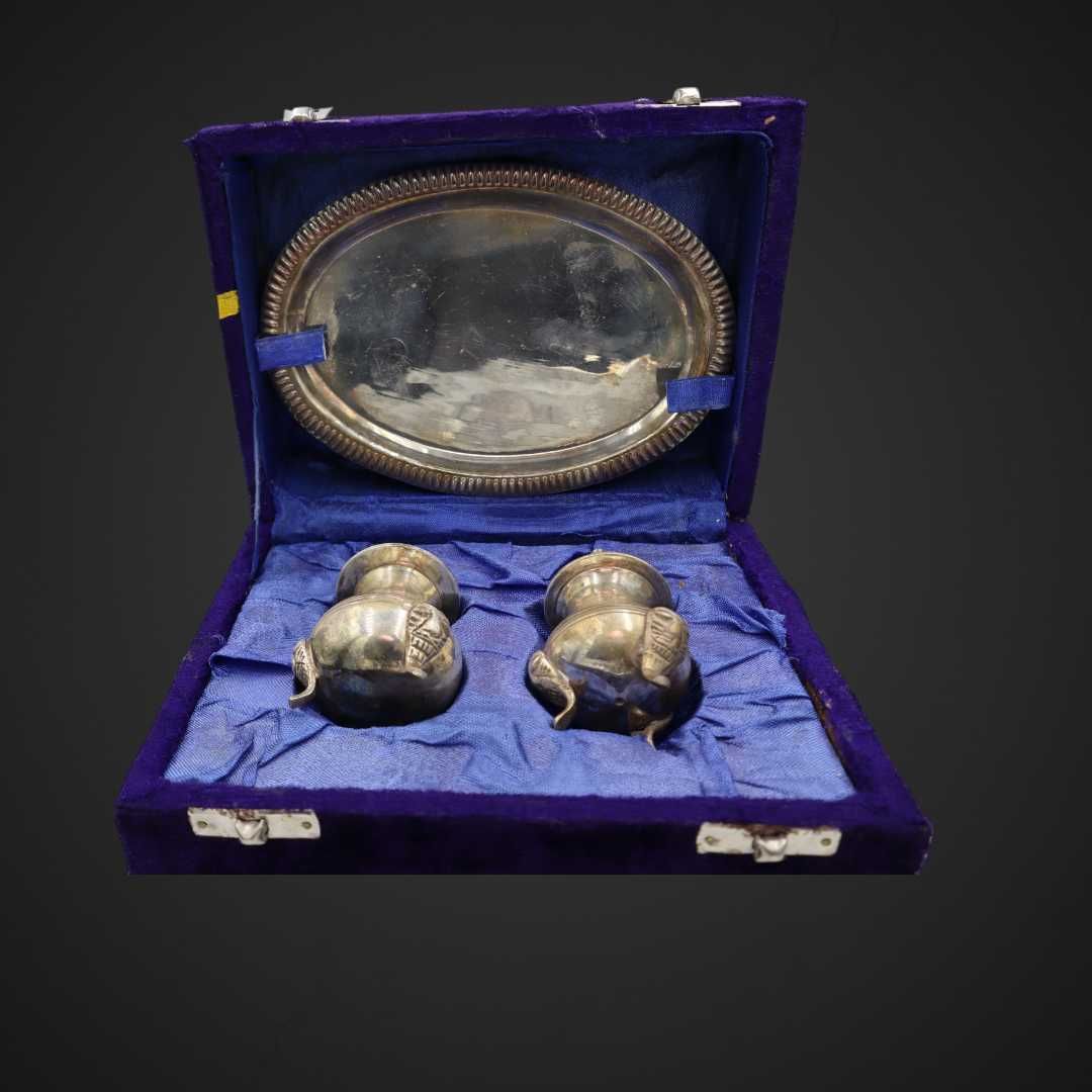 Pieprzniczka + solniczka platerowana  B51/042961