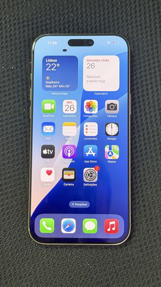 Ecrã Original iPhone 16 Pro Max – Pequena Mancha (Ver Fotos)