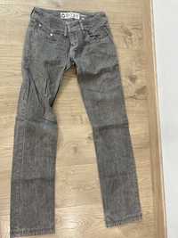 jeansy  spodnie dżinsy rozm 38/34 szare roxy