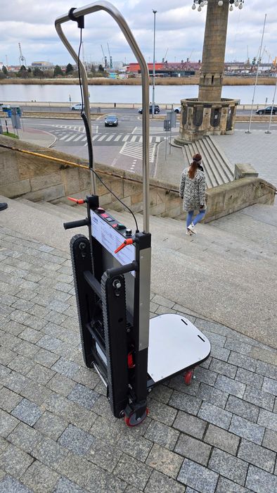 Schodołaz Towarowy Gąsieniowy LI-ION 250KG PRZENOSZ TRANSPORT