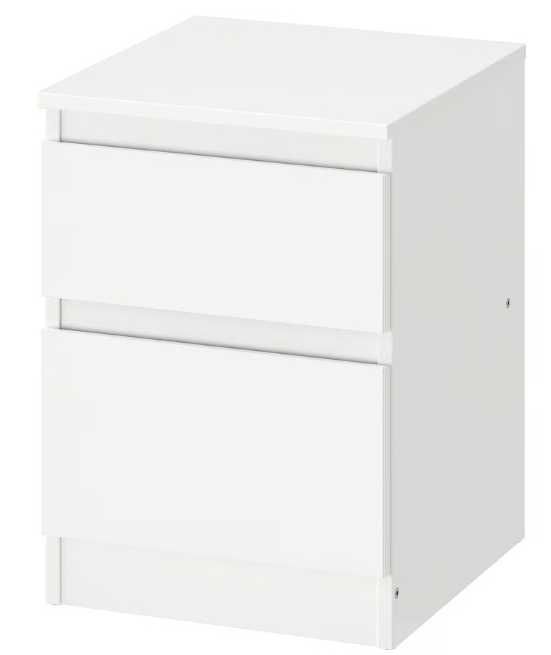 Cómoda KULLEN com 2 gavetas IKEA, 35x49 cm (montada)