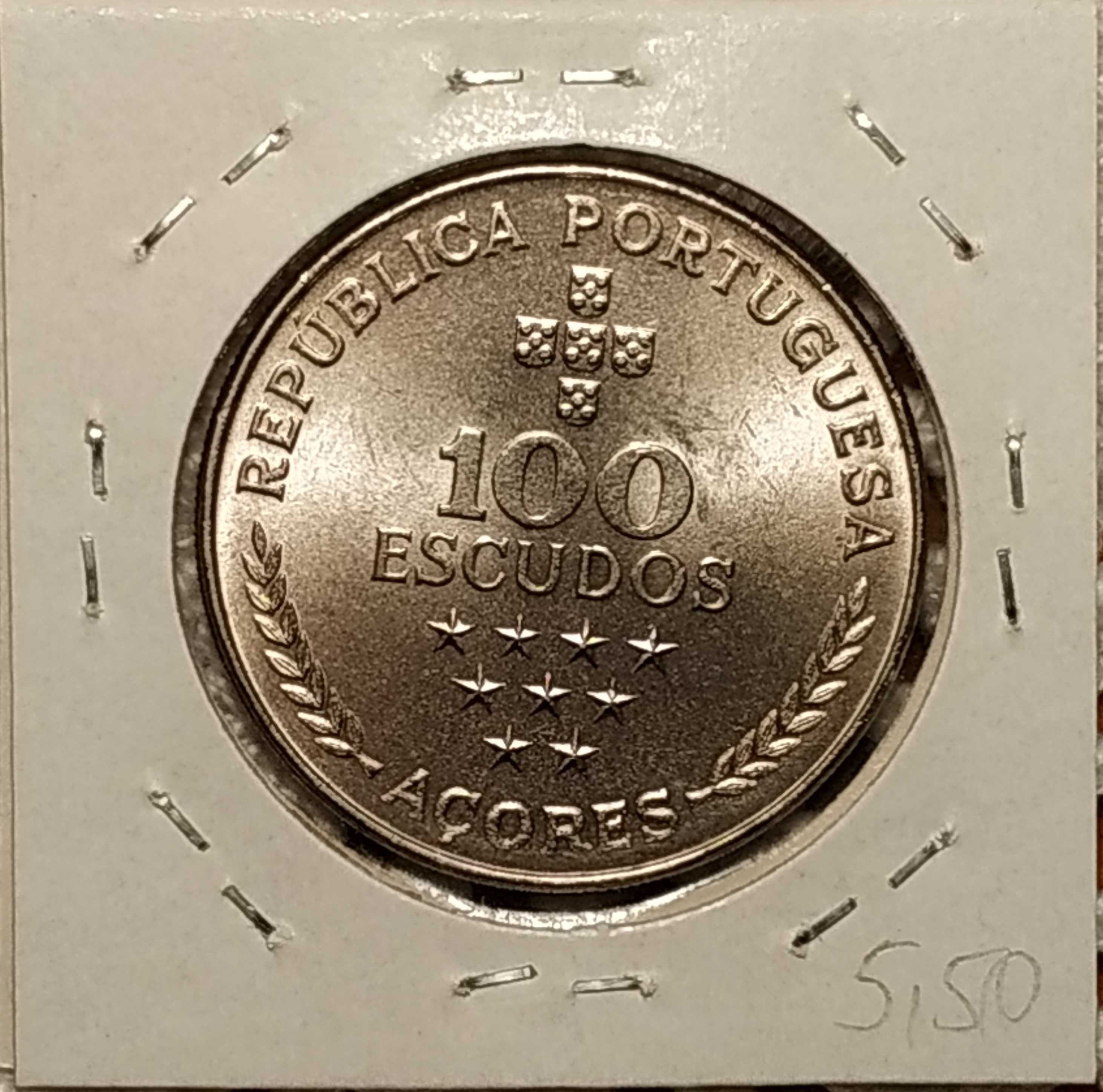 Portugal - moeda de 100 escudos de 1981 Açores