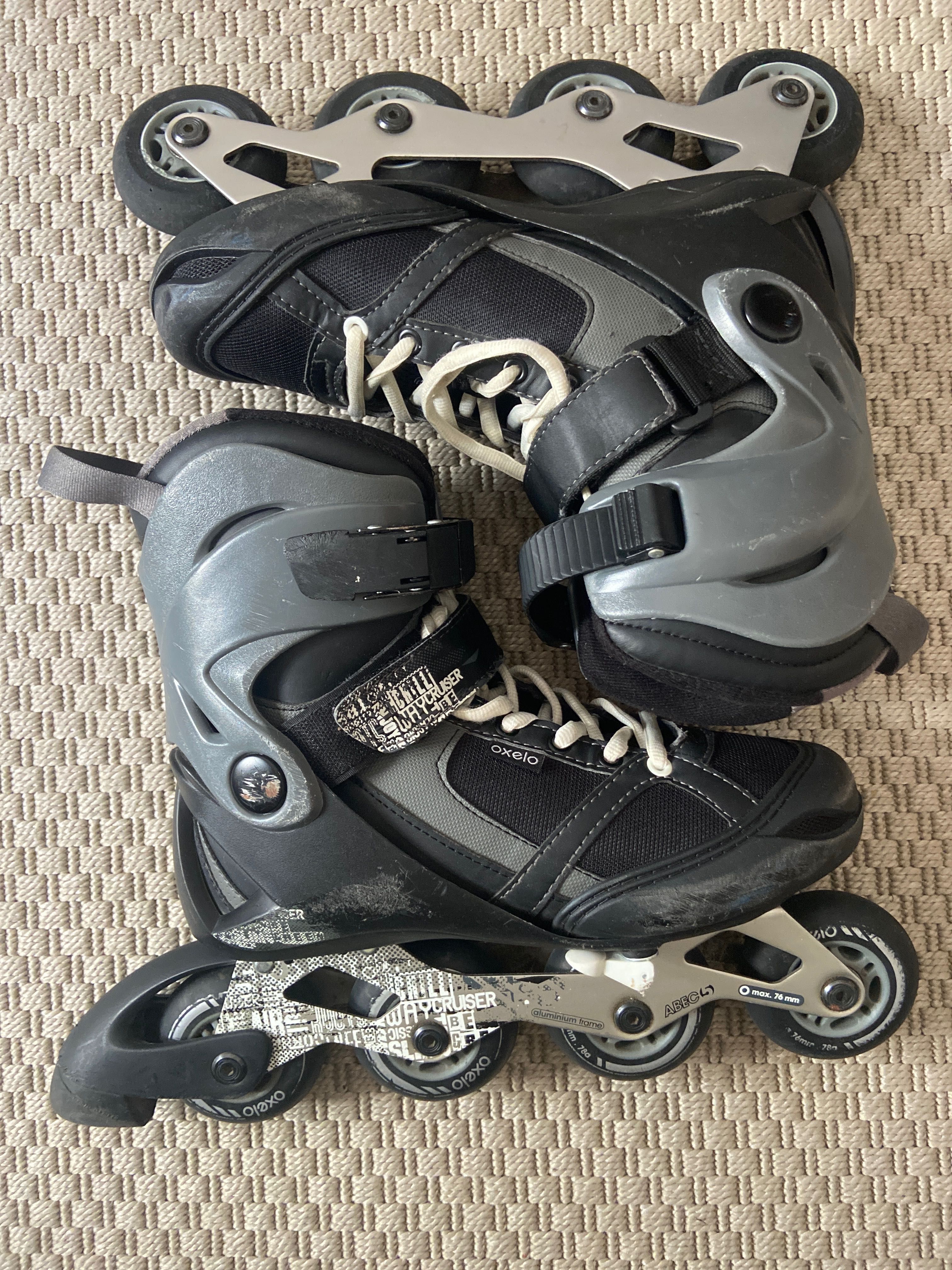 Patins em linha oxelo ABEC 5  T(37-40) mais acessórios