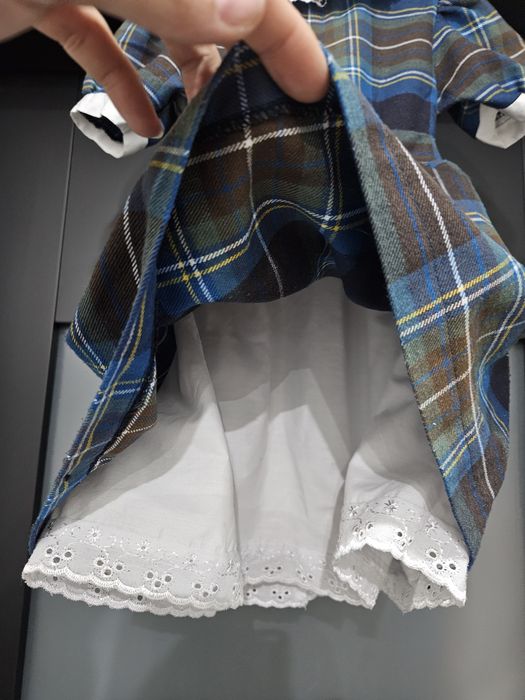 Śliczna sukienka vintage rozmiar 12-18 miesięcy/80-86cm.