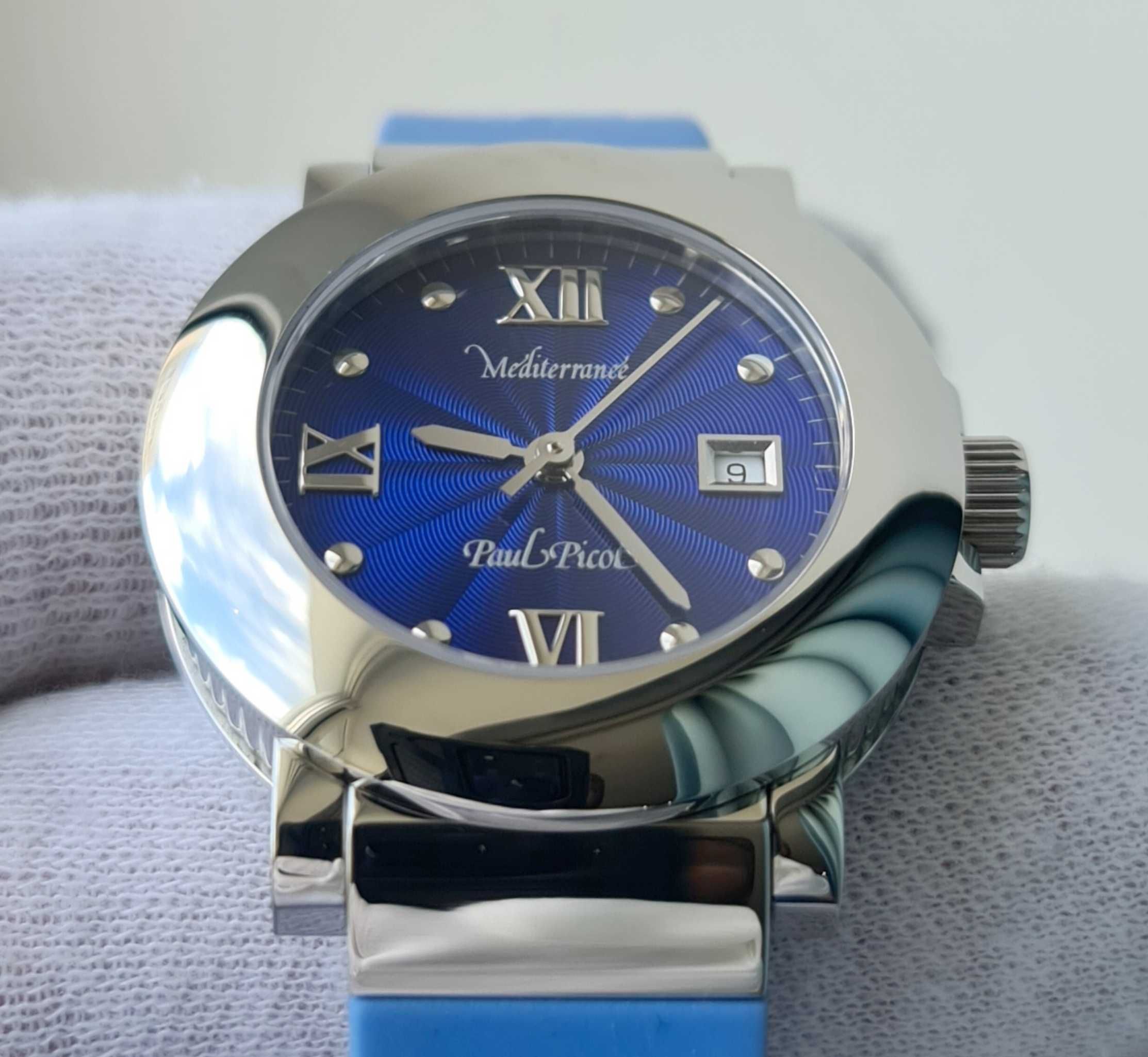 Жіночий годинник Paul Picot Mediterranee Blue Swiss Made нові