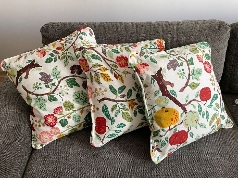 Poduszki poszewki Ikea VILDPERSILJA wkładki INNER zestaw