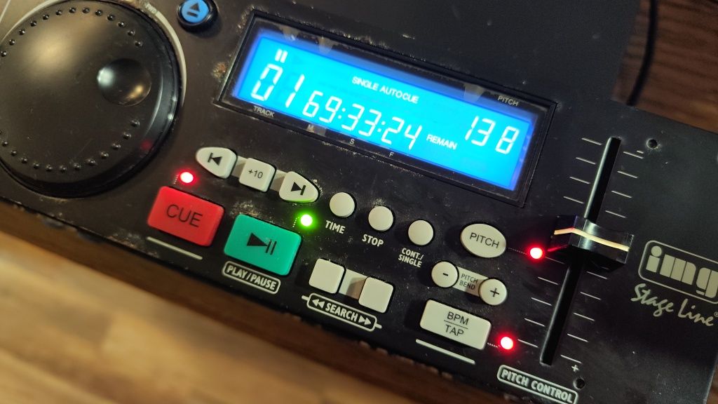 CD player podwójny - DJ IMG Stage Line CD-262