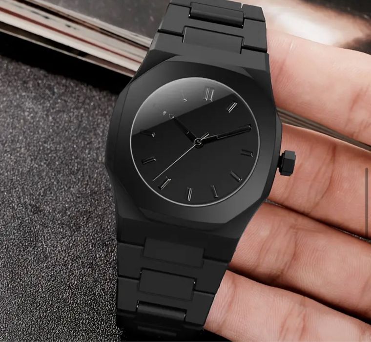 ‼️РОЗПРОДАЖ‼️ Чоловічий наручний годинник в стилі Total Black