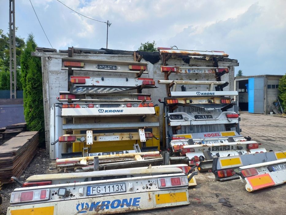 Zderzak naczepa przyczepa rolnicza belka