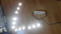 Zasilacz impulsowy MEAN WELL i 4 listwy led Ledxon kazda 6500K zestaw