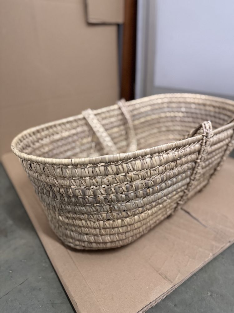 Alcofa de vime para bebe