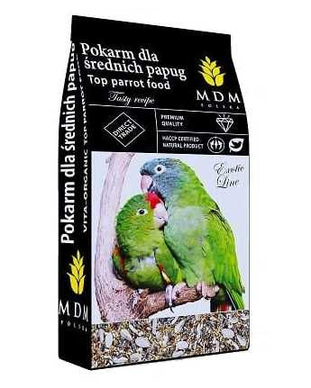 Papuga średnia bez słonecznika 10 kg MDM