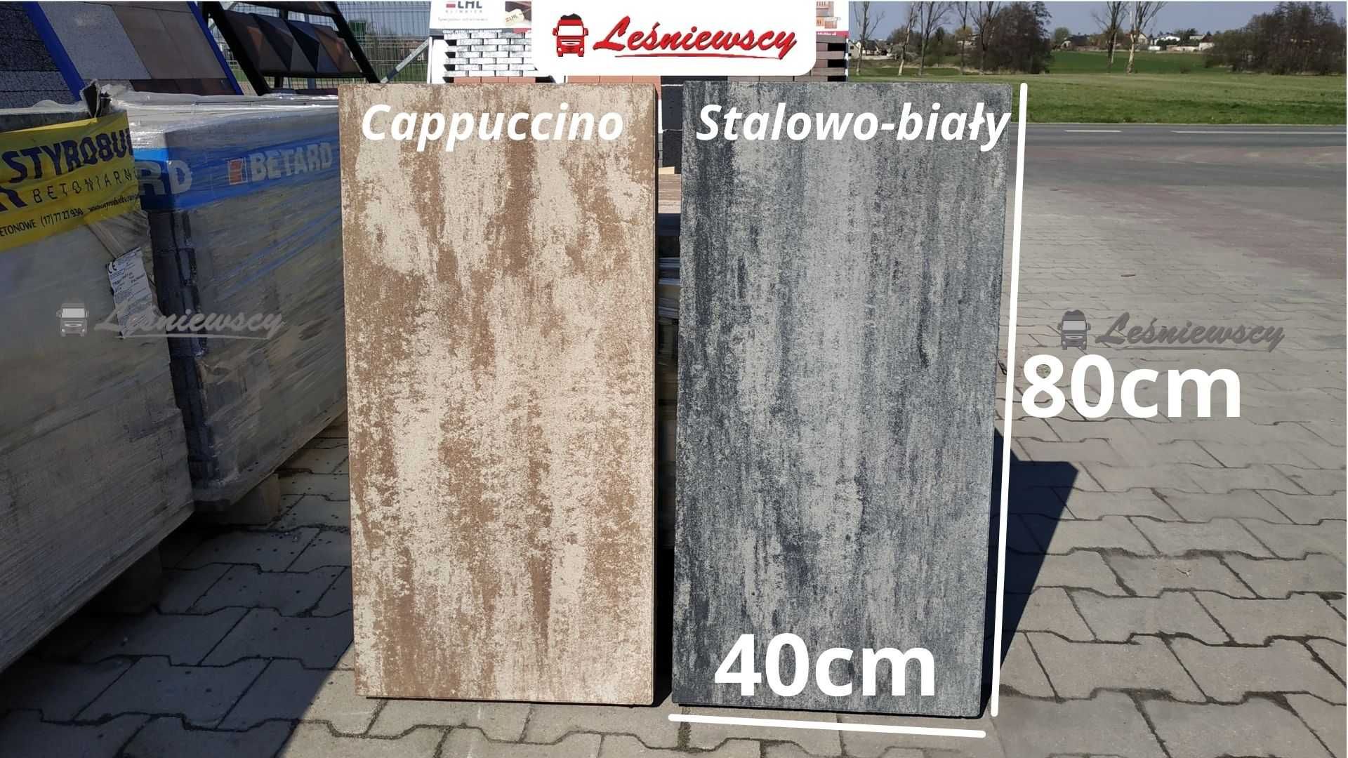 Płyta betonowa tarasowa chodnikowa KOSTKA BRUKOWA 80x40cm duży format