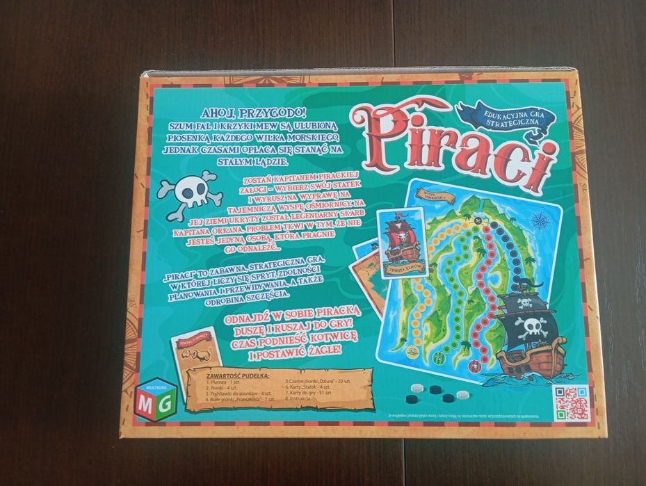 Gra planszowa dla dzieci Piraci edukacyjna gra strategiczna rodzinna