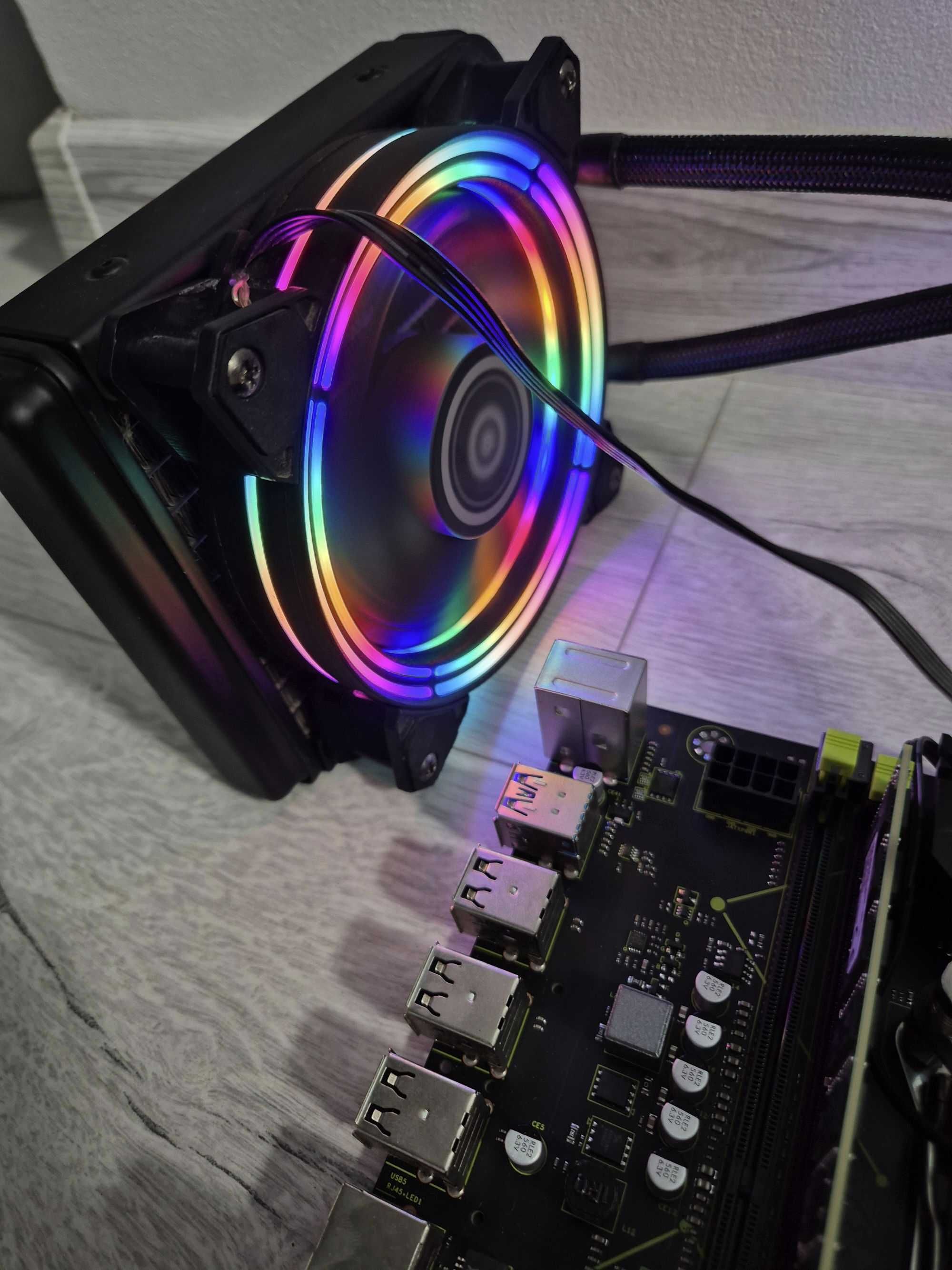 потужний сет X99 Intel 14ядер\28пот 3.6ГГц+ плата+ 32ГБ DDR4+ водянка.