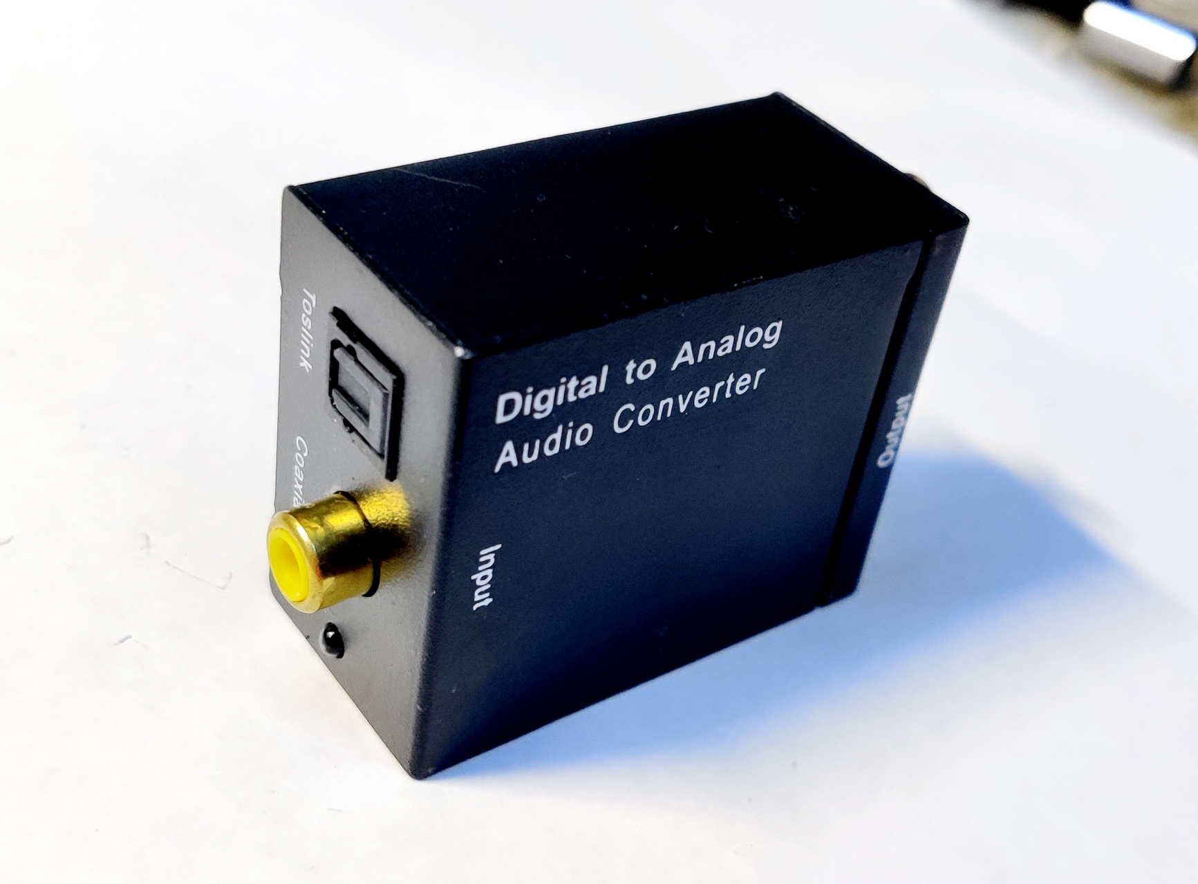 Конвертер ЦАП  S/PDIF Оптичний Toslink, Coaxial > RCA цифра-аналог