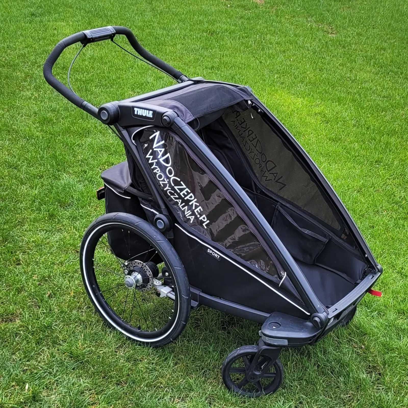 Przyczepka rowerowa Thule Cab Sport Cross Lite 1 2 wynajem wysyłkowy