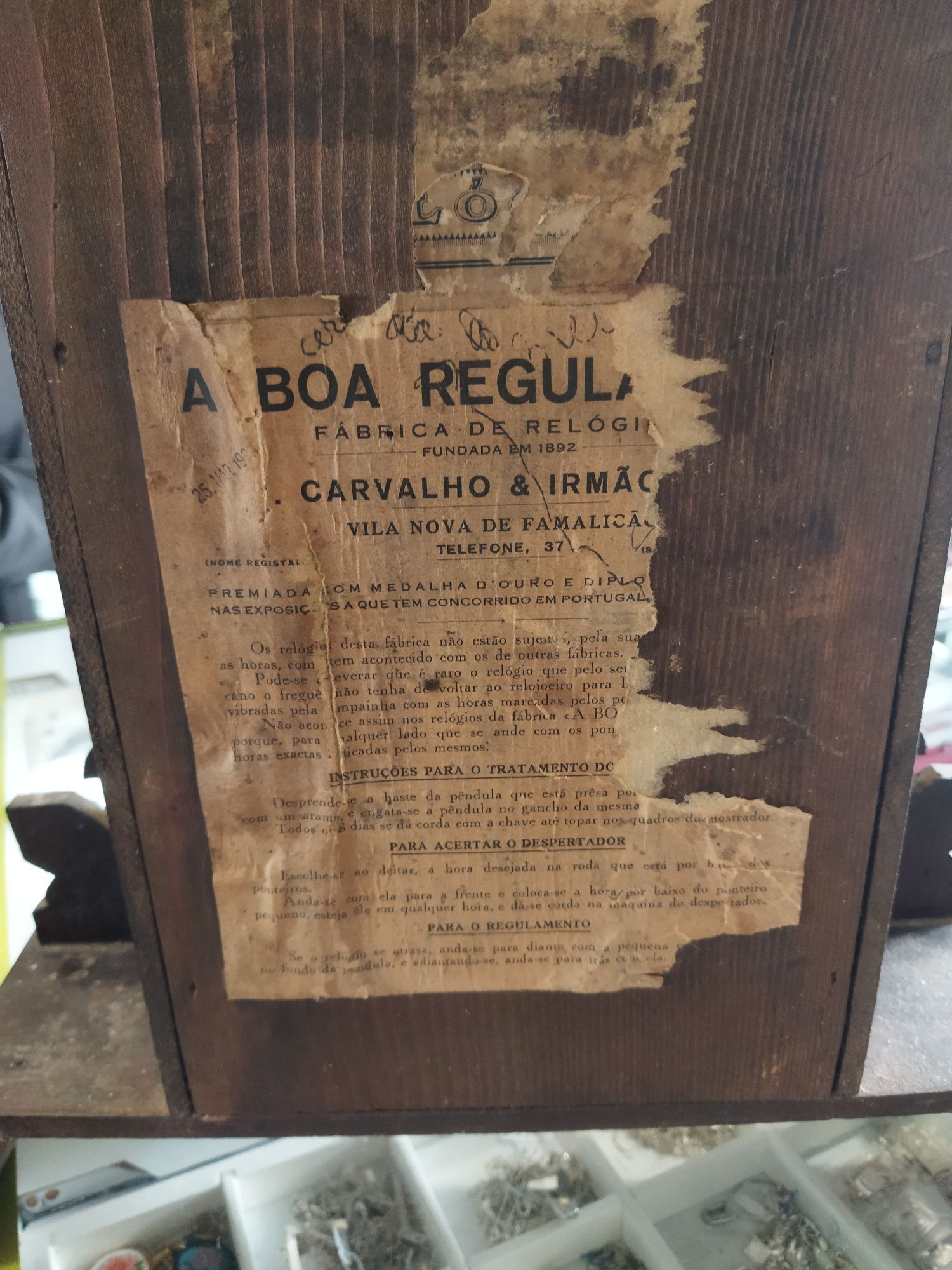 Relógio parede "A Boa Reguladora" Penafiel