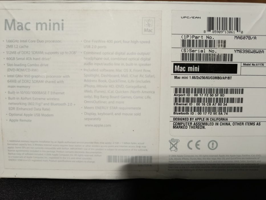 Komputer Apple iMac mini