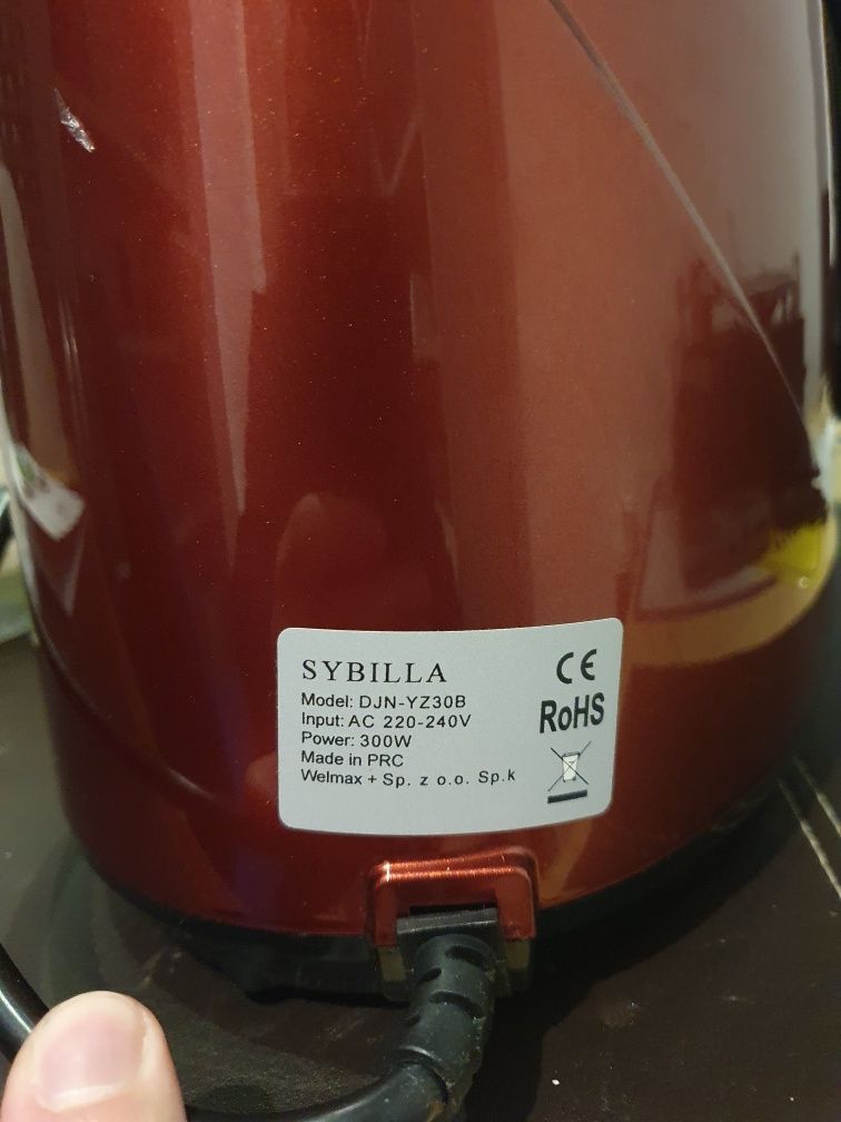 Nowa wyciskarka wolnoobrotowa Sybilla