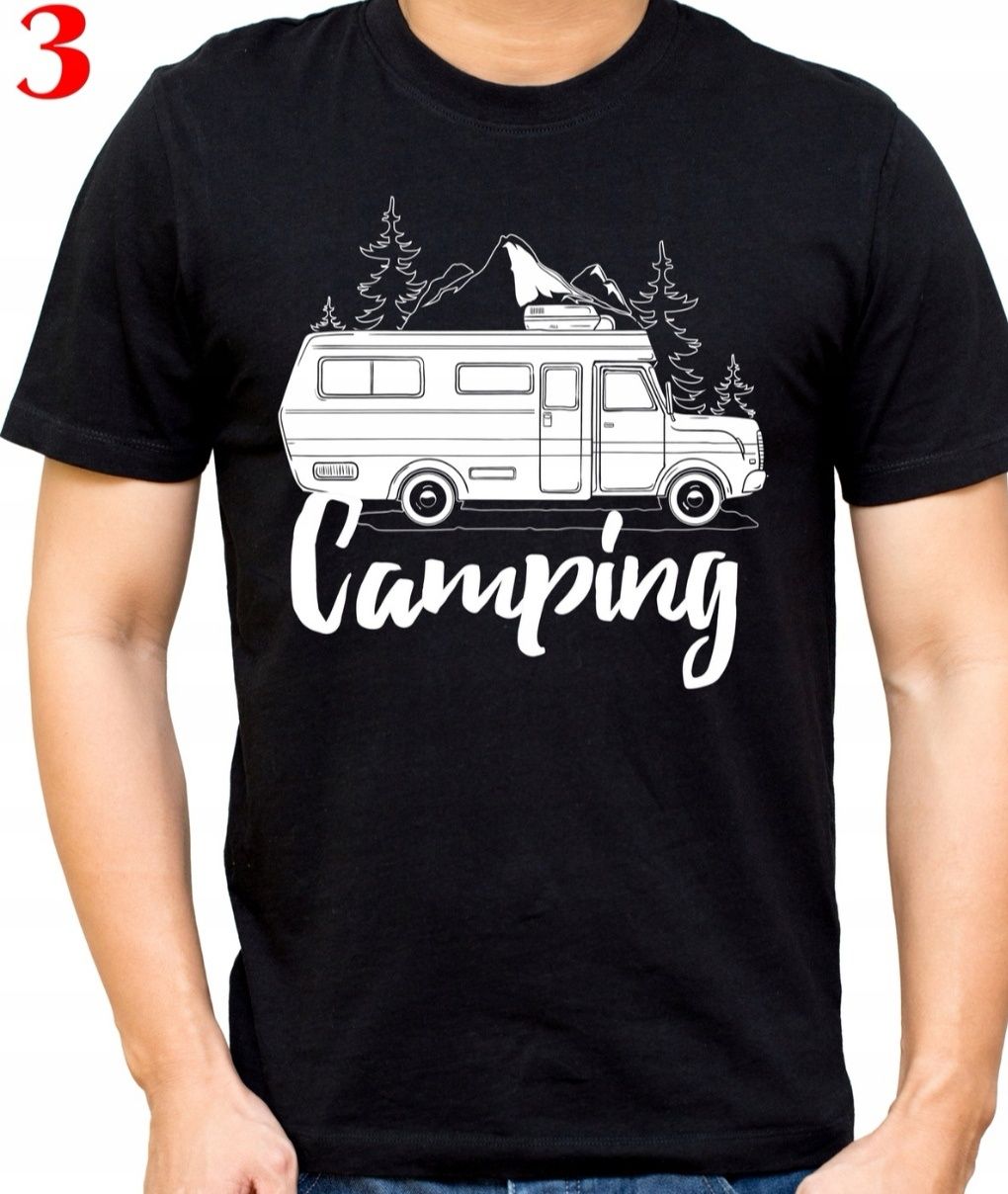 Koszulka przyczepa hobby campingowa