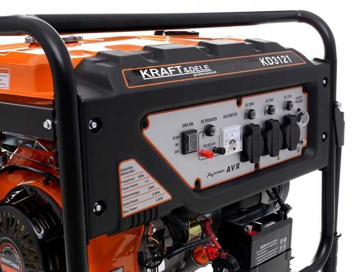 Agregat Prądotwórczy Generator Prądu 6500W 9,5KM Wyprzedaż