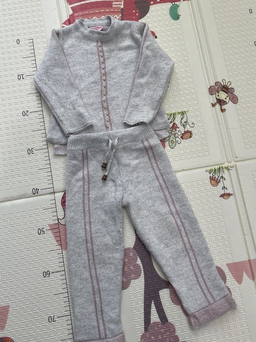 Теплий костюмчик для дівчинки.