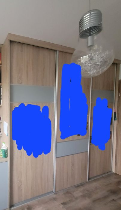 Szafa do zabudowy z biurkiem