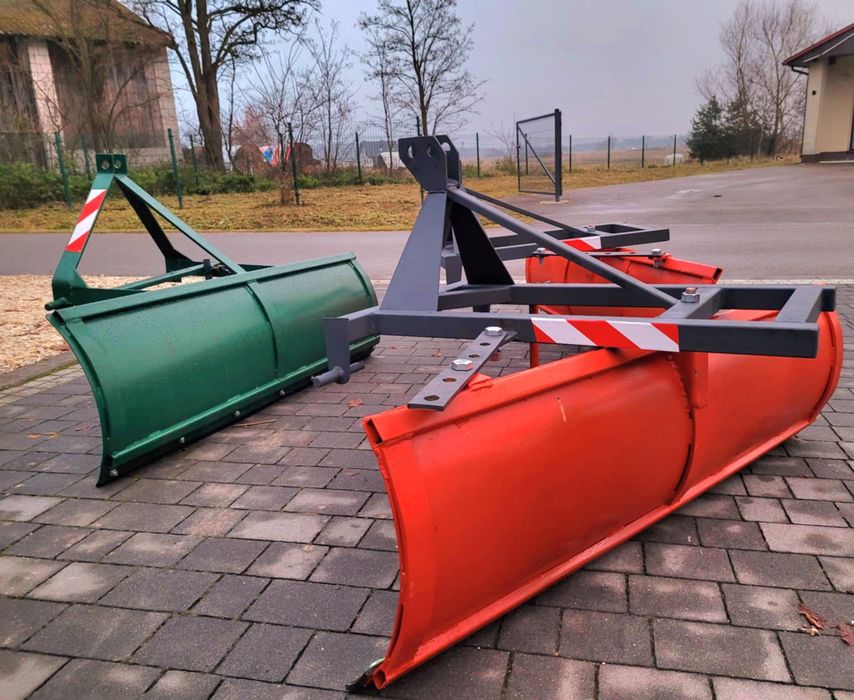 Na tył ciagnika,  pług do śniegu,  obrotowy i sztywny