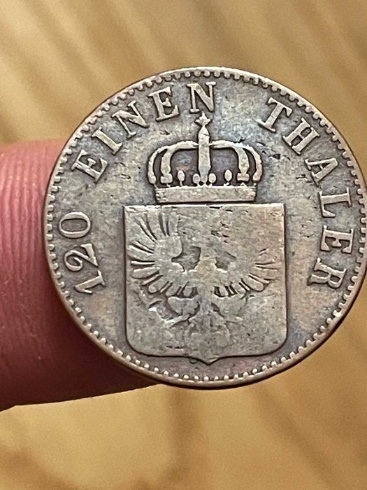 moeda da Prússia 1850