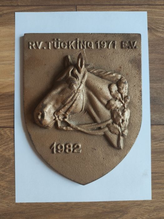 Odlew płaski żeliwny głowy konia