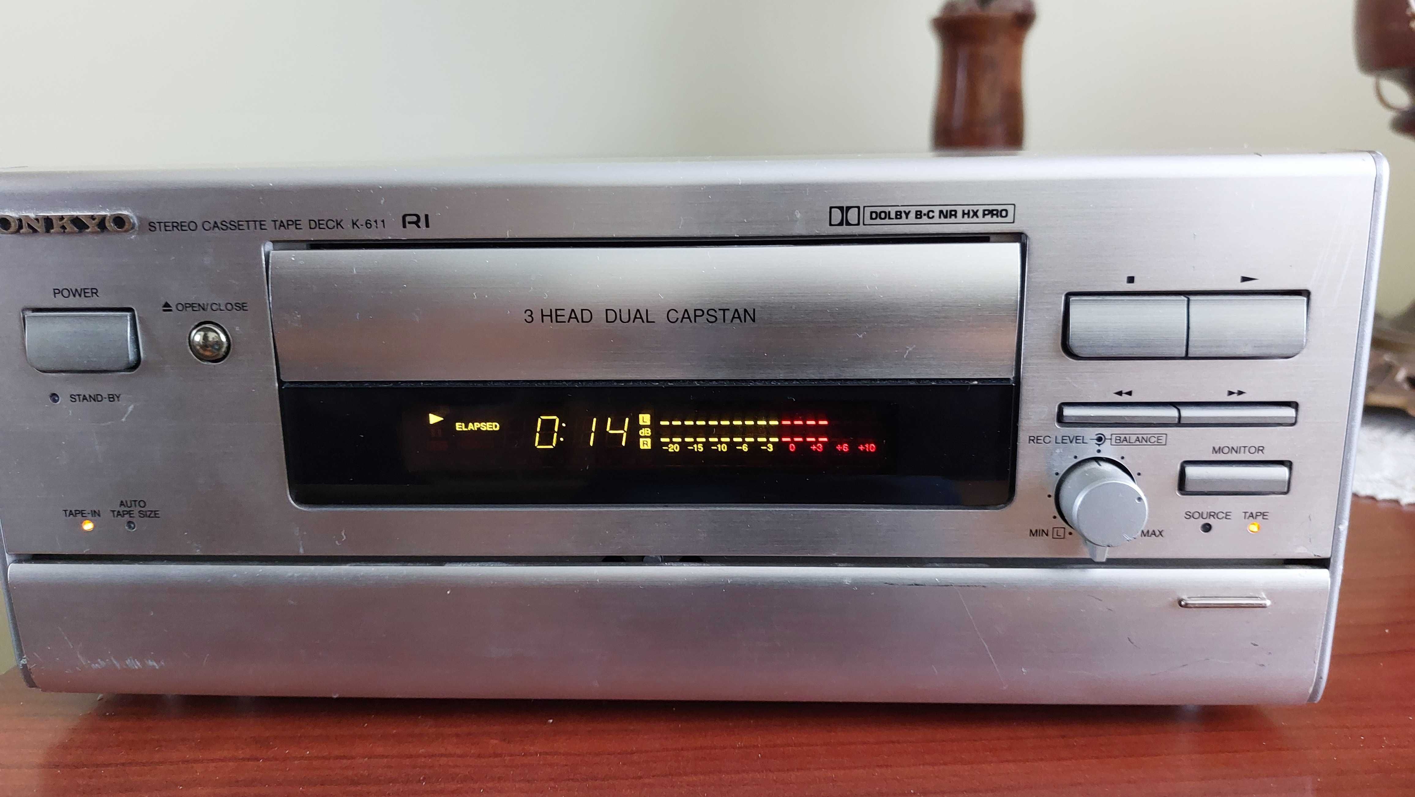 Magnetofon kasetowy ONKYO K 611