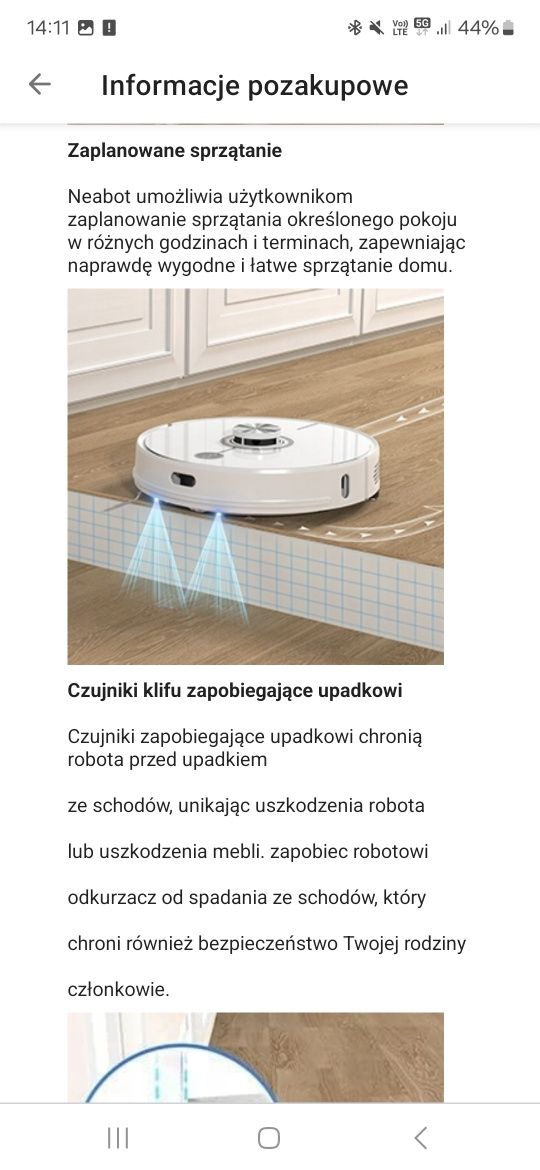 Robot sprzątający 2w1