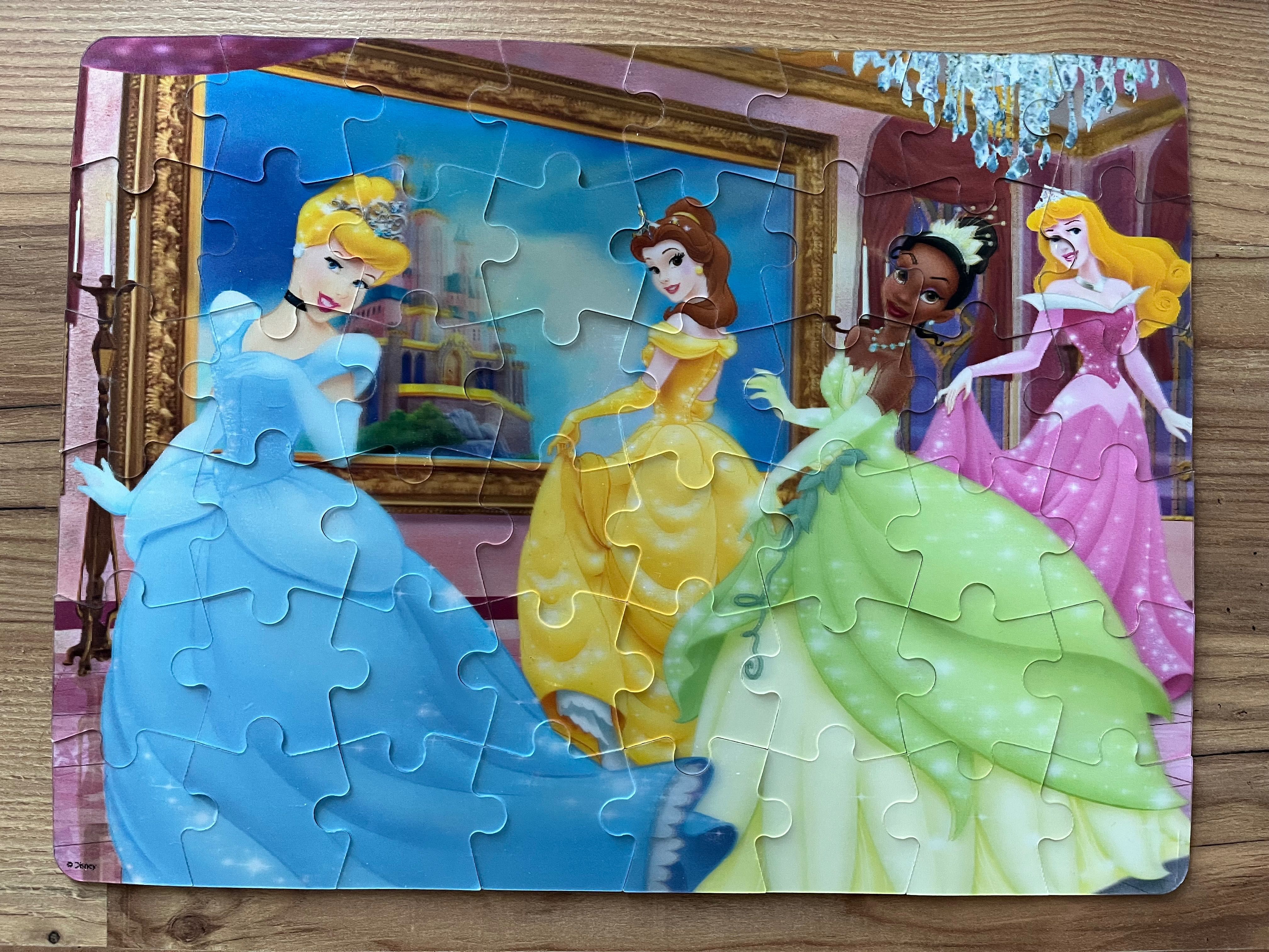 Puzzle 3D de princesas Disney