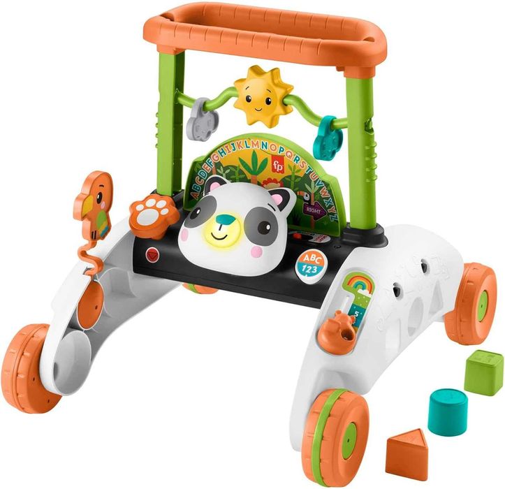Fisher-Price interaktywny chodzik pchacz Panda wielojęzyczny  6m do 3L