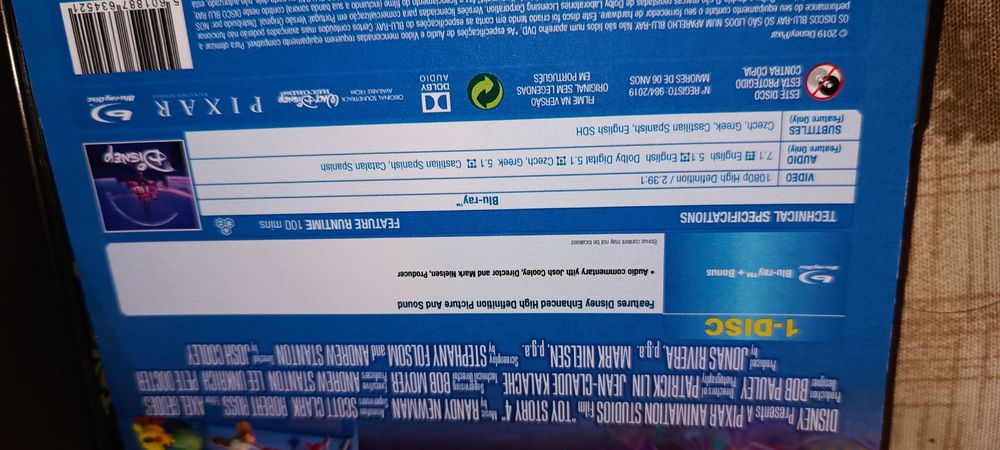 2 Blu-ray•  TOY STORY4 ( Novo)