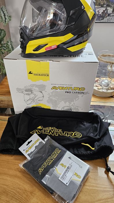 Kask Touratech Aventuro Carbon 2 Plus, M + dodatki