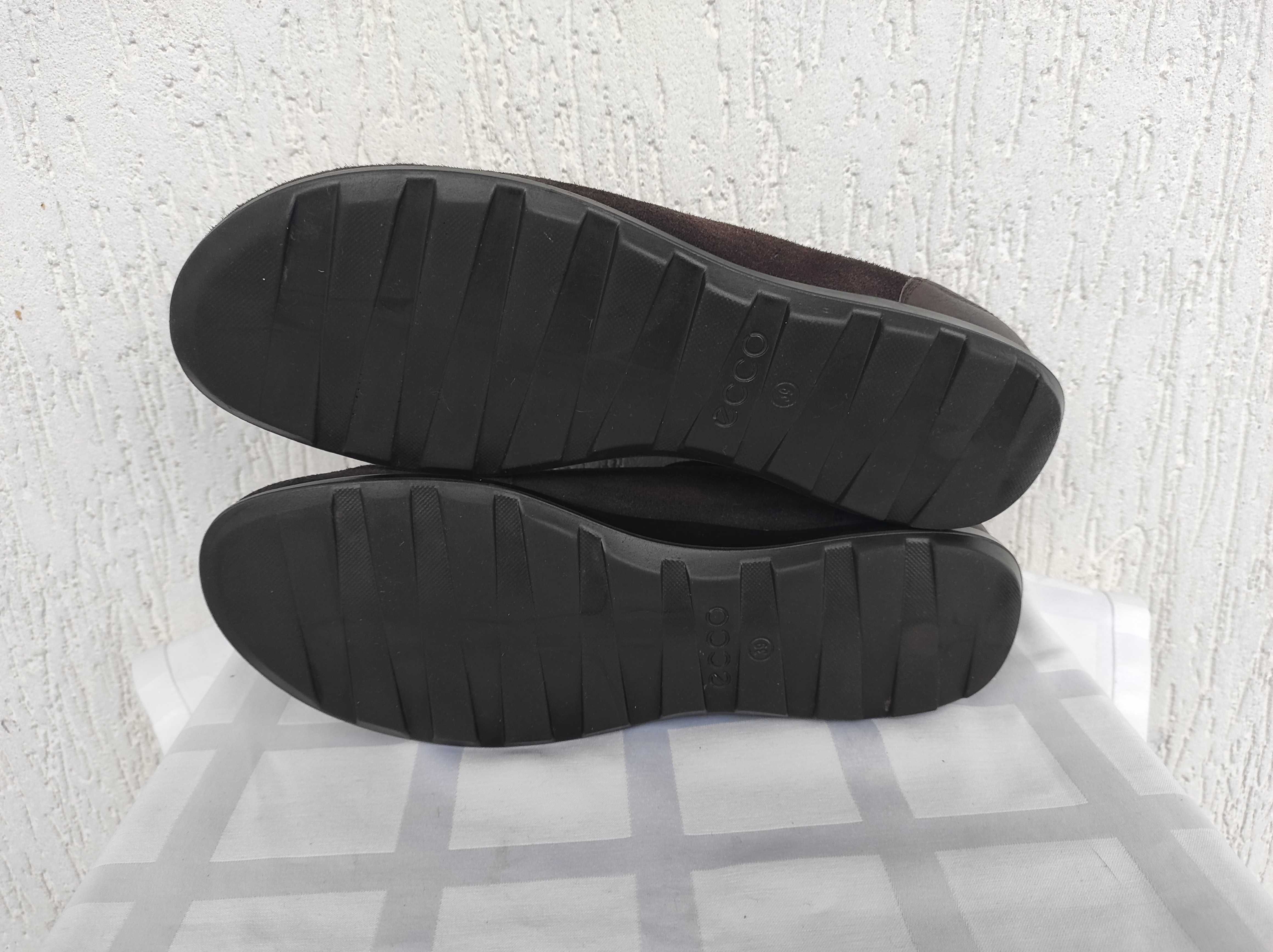 Туфли мокасини кожанние Ecco Danish design р.39