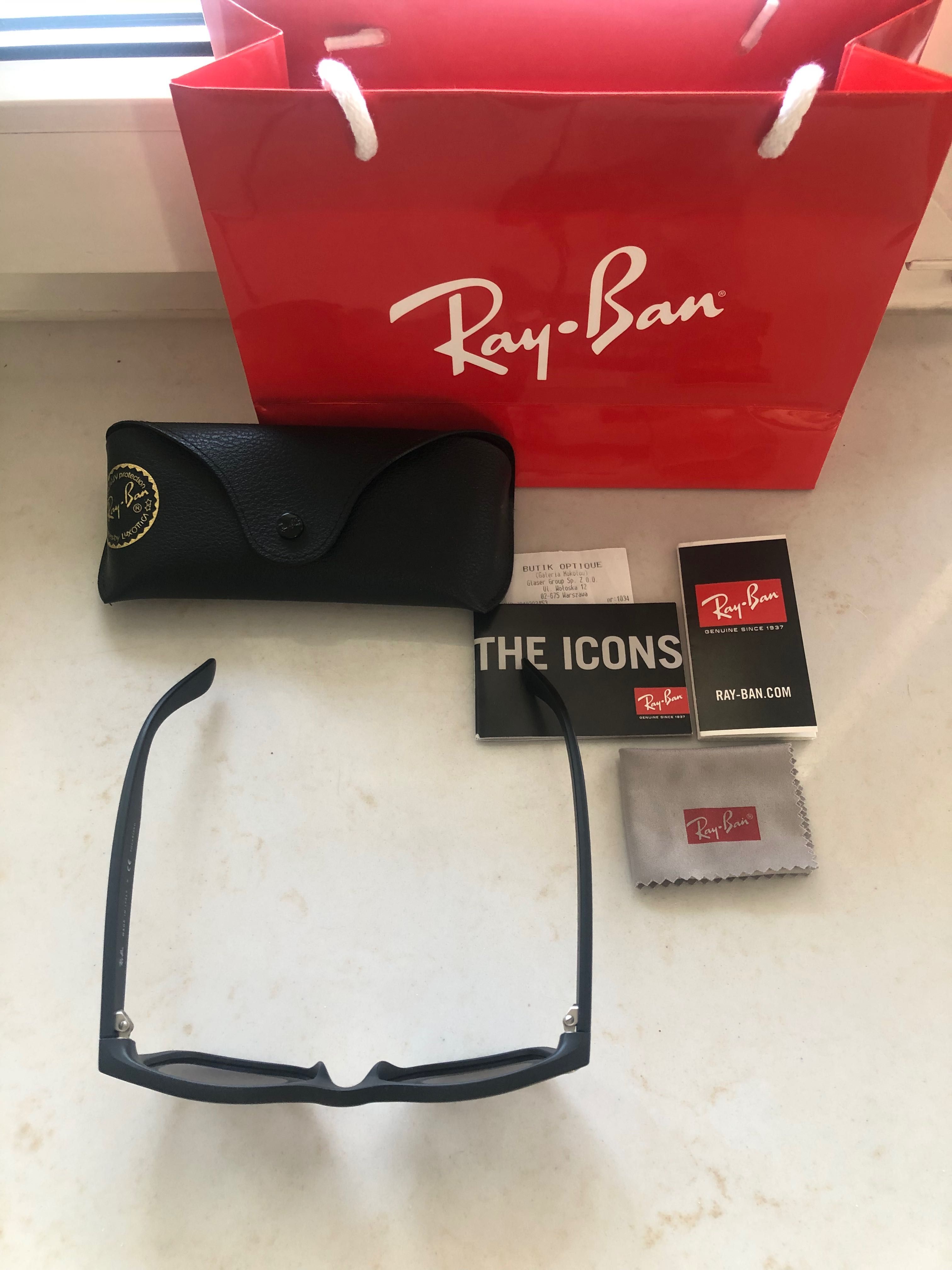 Ray Ban okulary new wayfarer RB2132 - 601S78