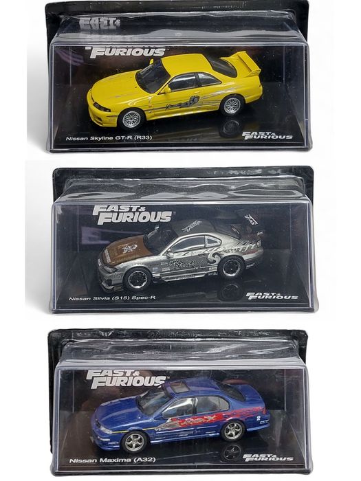 Модель 1:43 Toyota, Mitsubishi, Nissan, Mazda (altaya Fast&Furious)