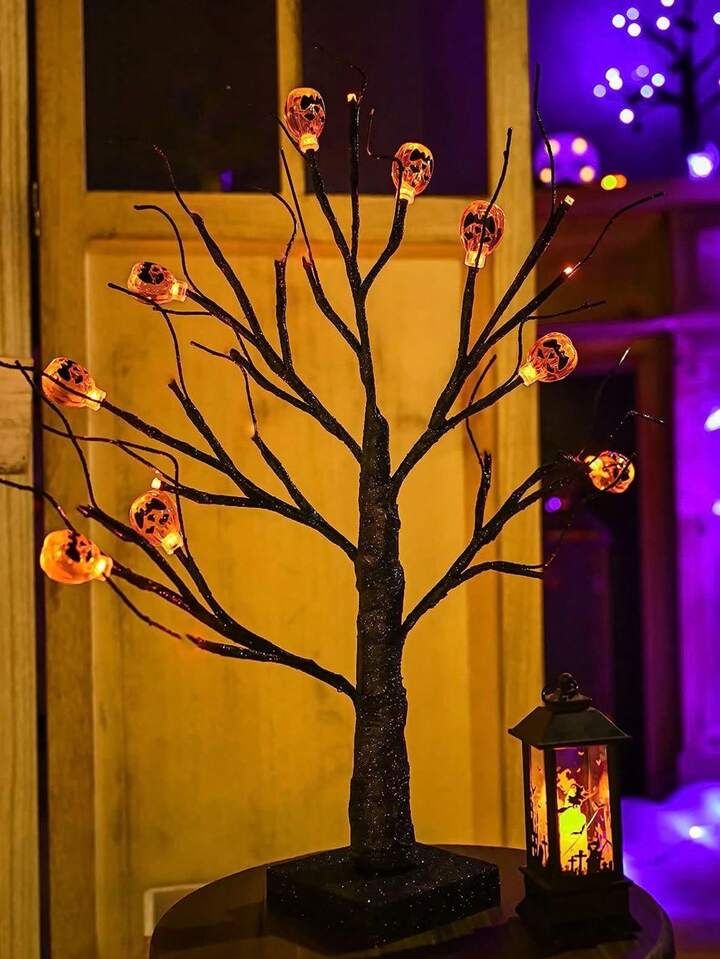 Lampa LED Drzewo Dekoracje na Halloween