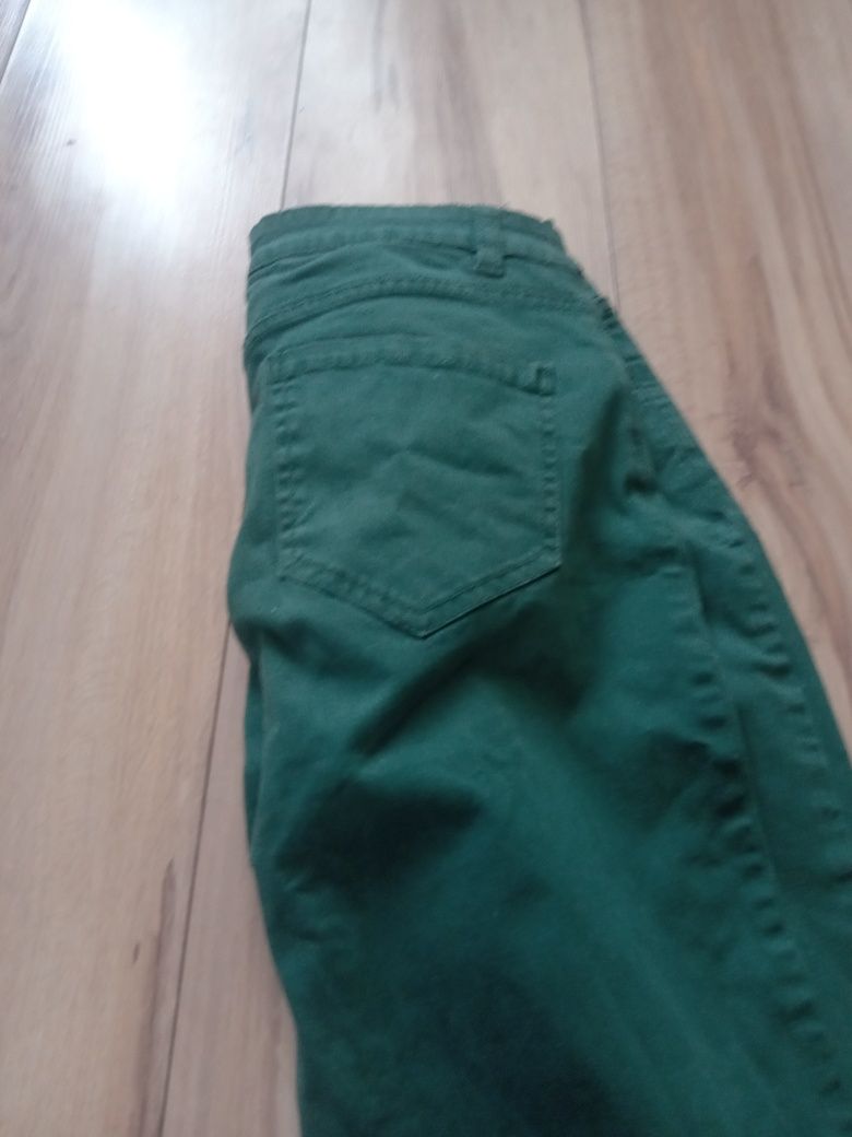 Spodnie damskie zielone