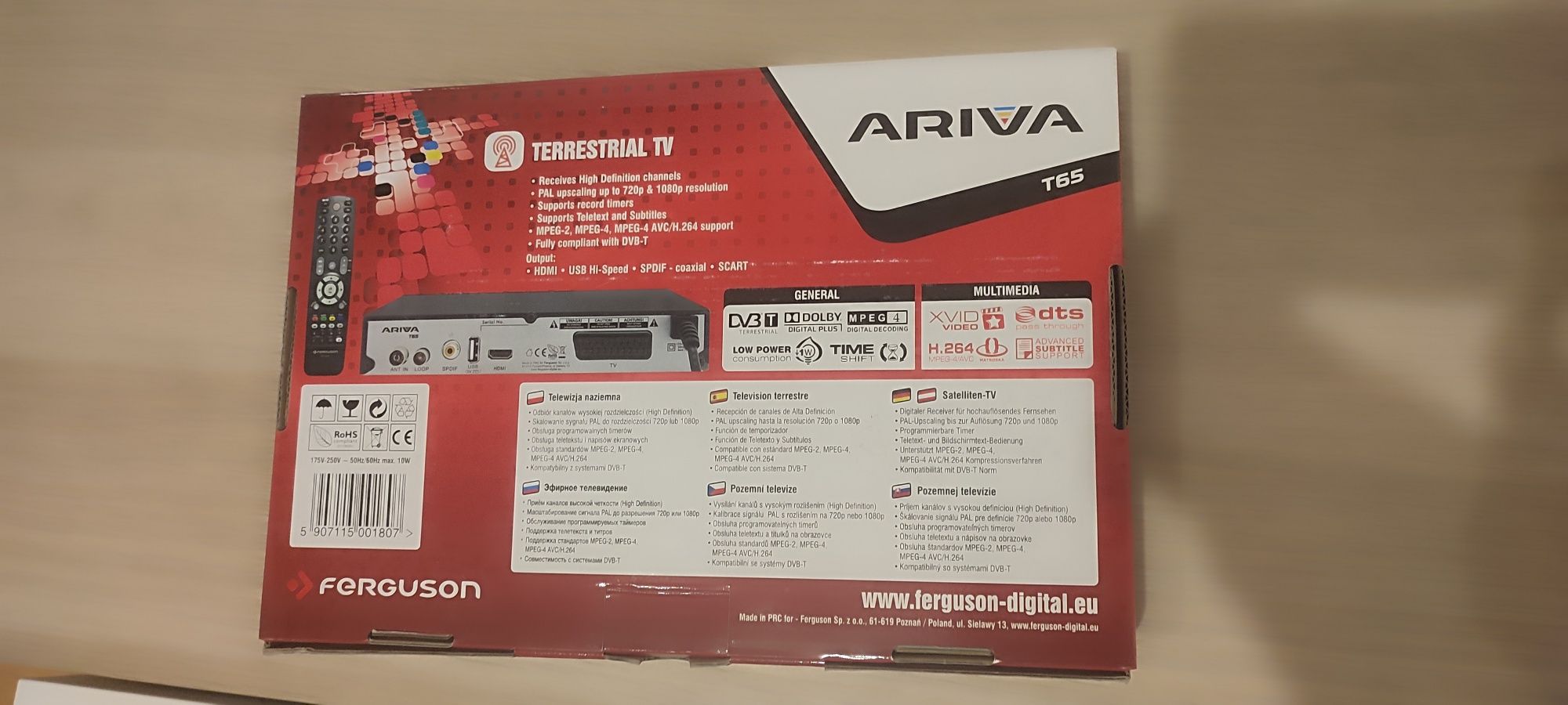 Dekoder Ferguson ariva t65