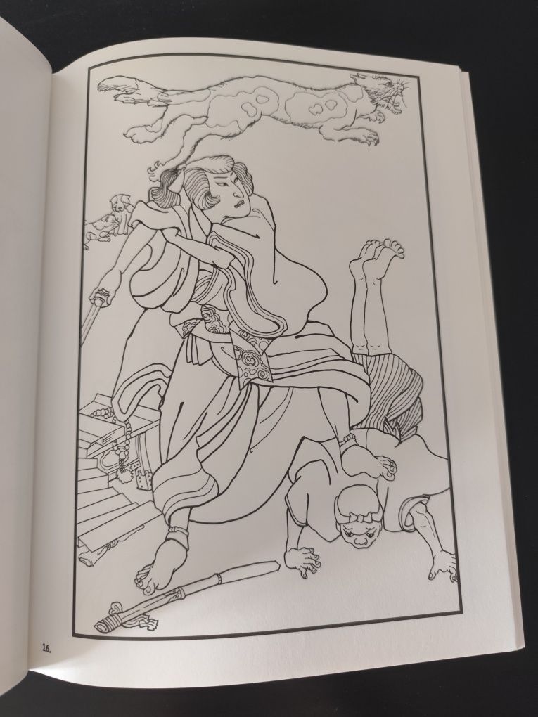 Livro de colorir Samurai