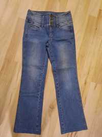 spodnie jeansy damskie 38