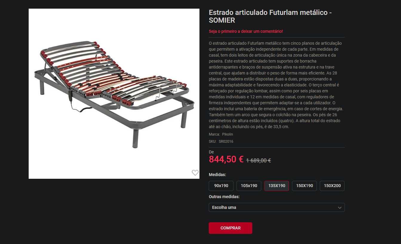 Cama articulada Pikolin FUTURLAM