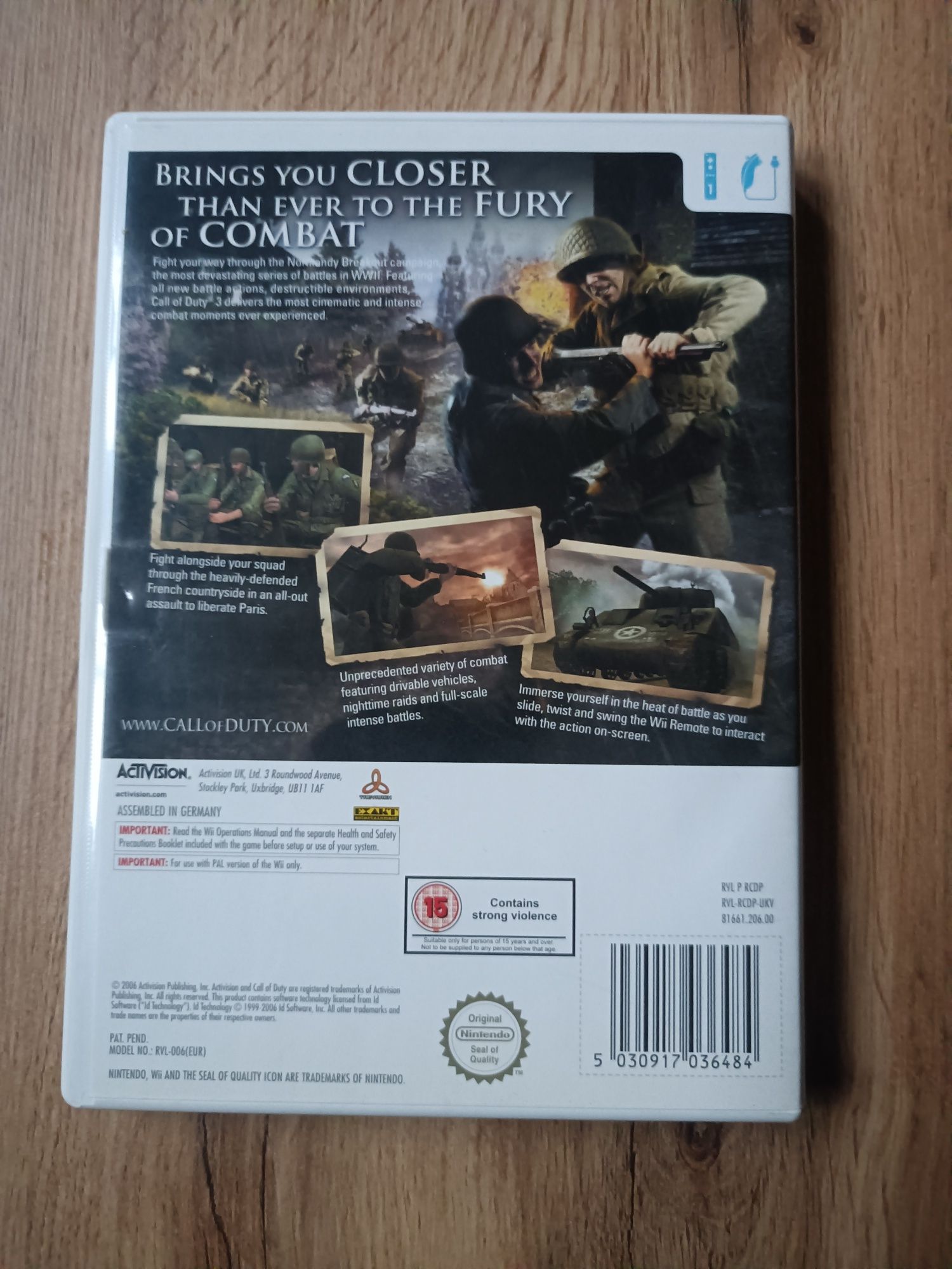 Call Of Duty 3 Nintendo Wii